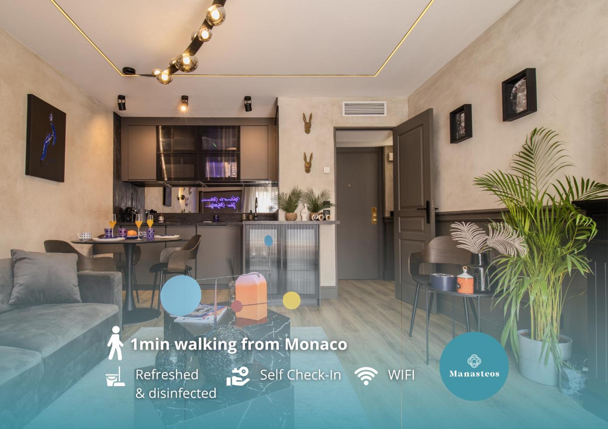 Frontiere Monaco - Hypercentre - Bx Appartement Beausoleil Buitenkant foto